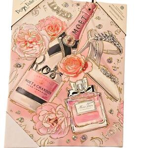 Design District Celebration Fashion Dior 3D Jewel Embellished Canvas Wall Decor